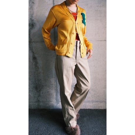 “L”  7th lettered cardigan