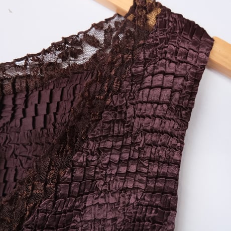 wrinkle ns tops / brown