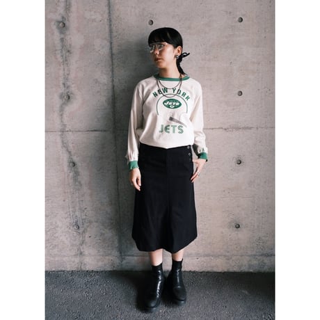wool marine skirt