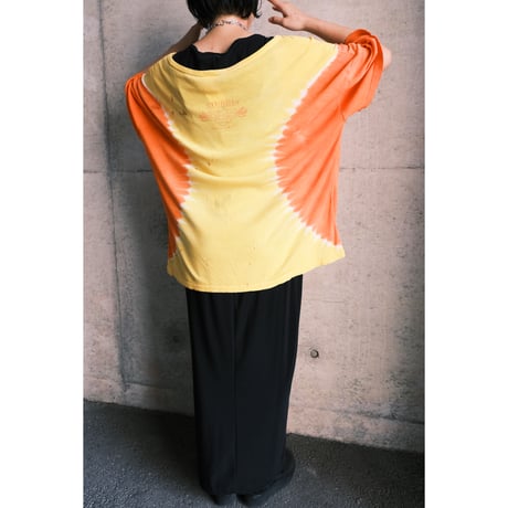Harley-Davidson T-shirt / orange × yellow