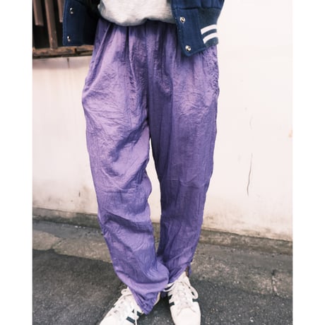 nylon pants / purple