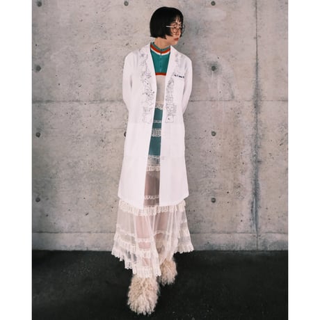 eski. × 画楽 / hand drawn coat