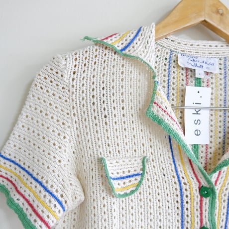 60-70s vintage / cotton knit shirts