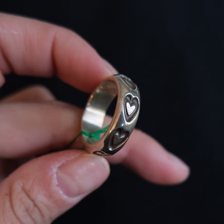 navajo / "♡" stamp ring / DarrellCadman