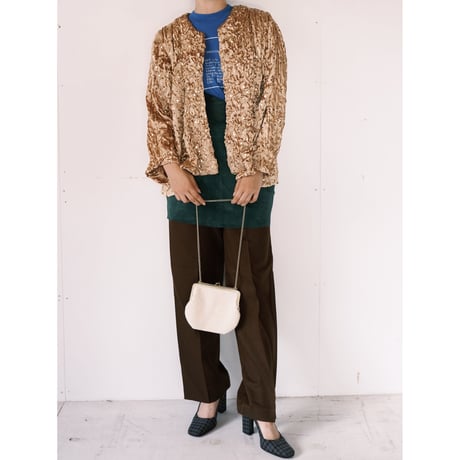 spangle jacket / champagne gold