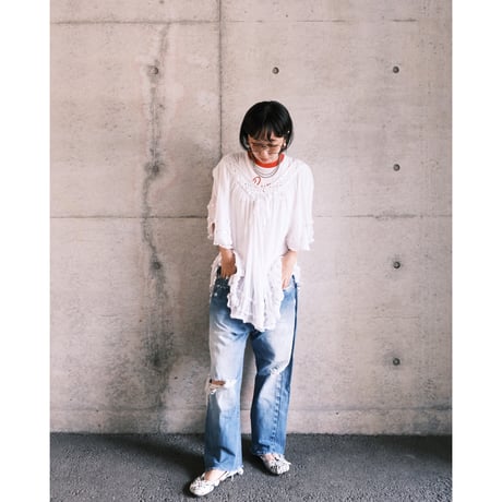 Greece blouse / white