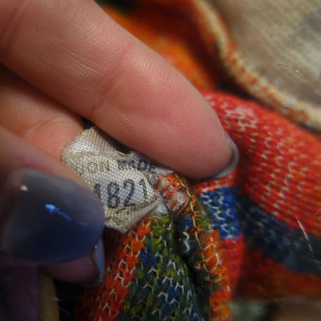 〜60s vintage check poncho