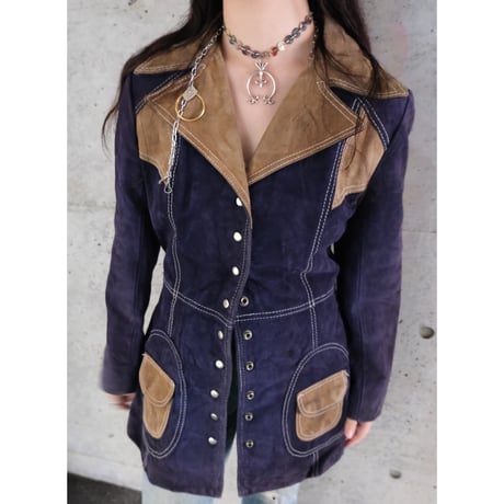 〜70s suède leather jacket