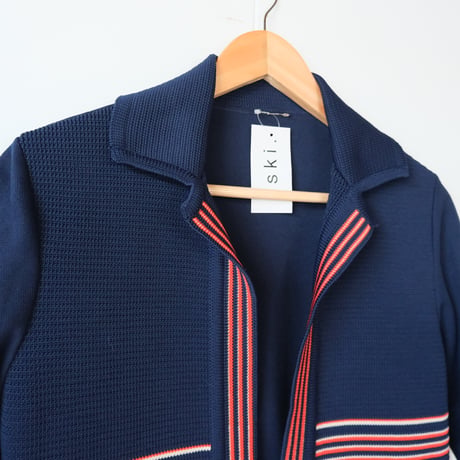 〜70s poly jersey cardigan
