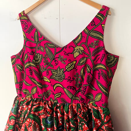 batik dress / pink
