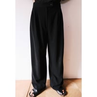 TAKEO NISHIDA / black slacks