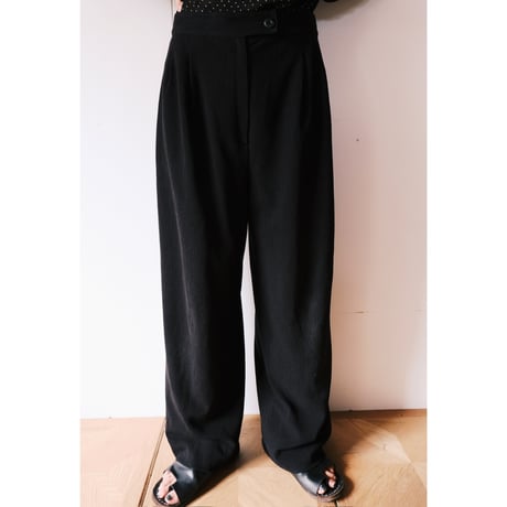 TAKEO NISHIDA / black slacks