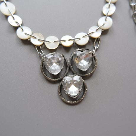 eski. original "shell × chain" necklace