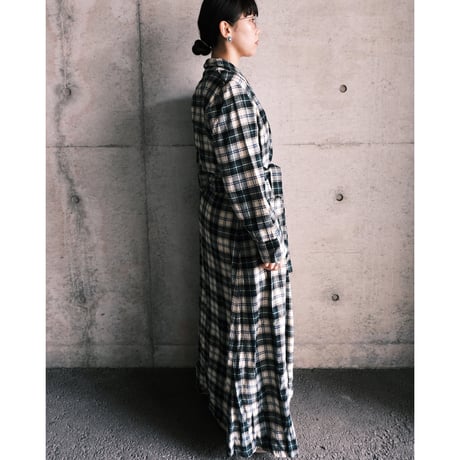 “PENDLETON” check wool lounge robe