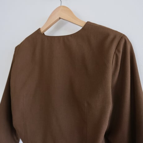 bolero jacket “brown”