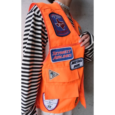 hunting vest with patch