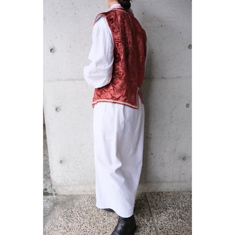 velours vest