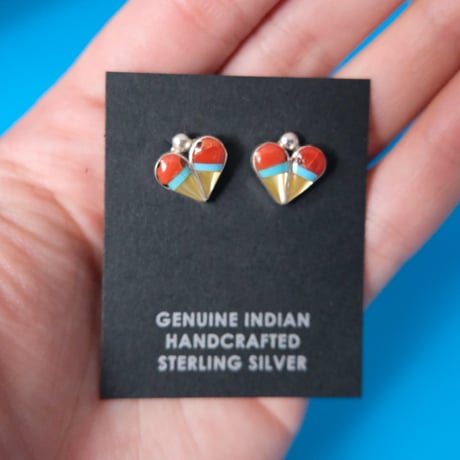 ZUNI / inlay heart pierce
