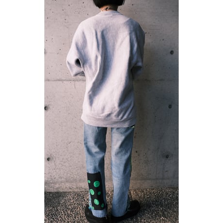 LEE print sweat / made in USA