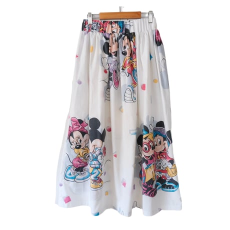 remake skirt / "Mickey × Minnie"