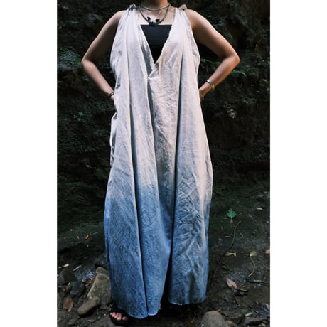 eski.  original dress / overdye "plain×blue"