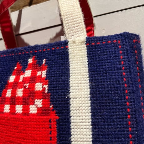 hand stitch tote bag