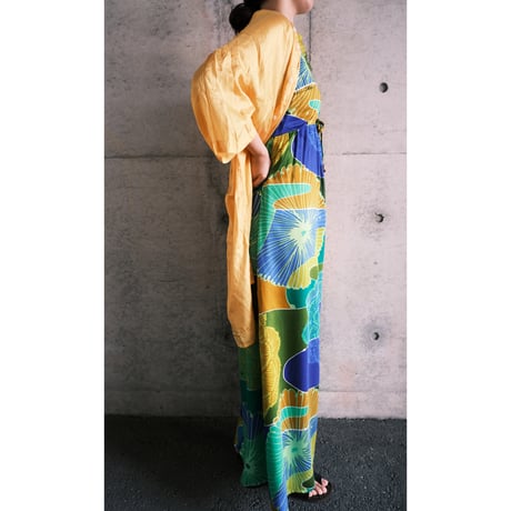 S/S silk shirt / "yellow"