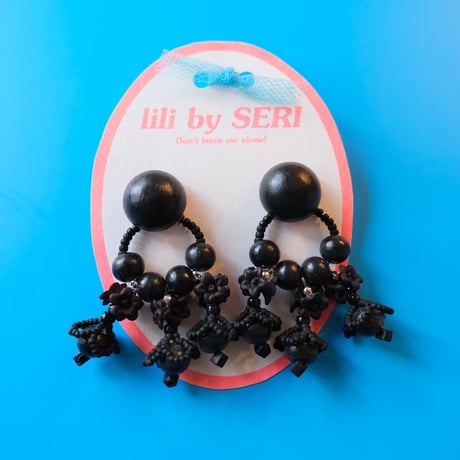 lili by SERI / mini wood foop / black