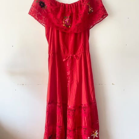 mexican embroidery dress