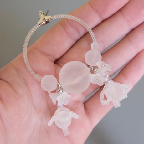lili by SERI / wood flower foop / clear