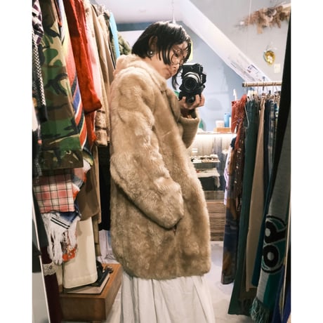 70s fake fur coat
