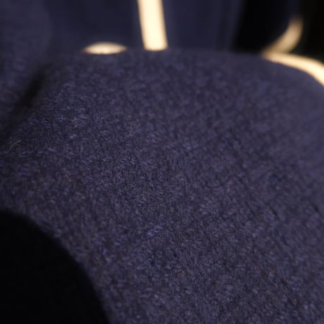 〜60s vintage navy wool poncho