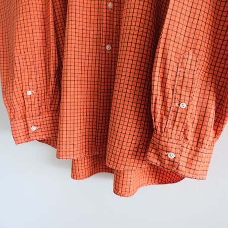 RalphLauren / orange check shirts