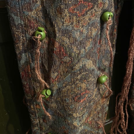 jacquard drawstring pants