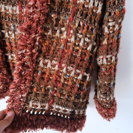 crochet knit jacket