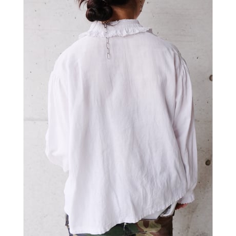 antique / cotton blouse
