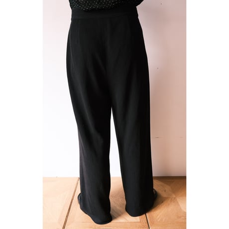 TAKEO NISHIDA / black slacks