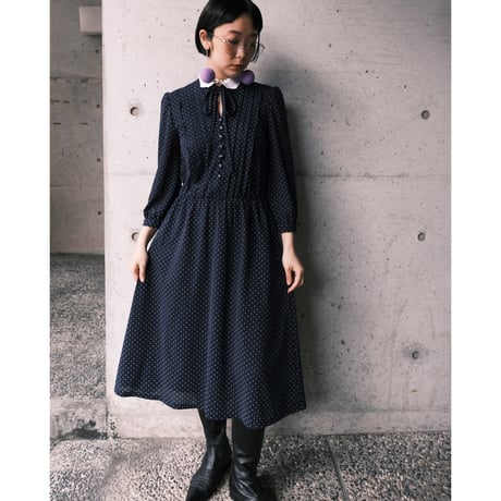 pin dot dress