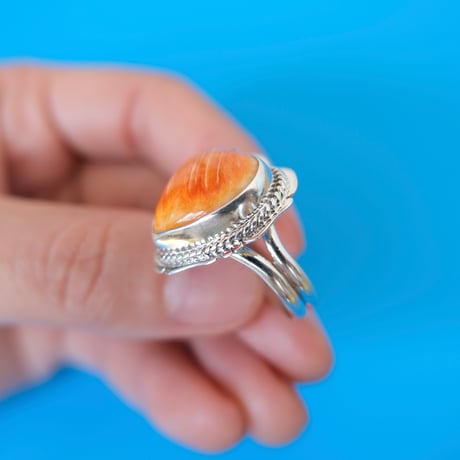 navajo / "heart" ring
