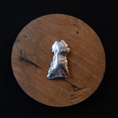 indian jewely  / "pig" silver brooch