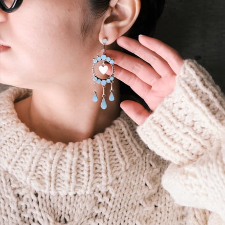 Indian jewelry / turquoise heart pierce