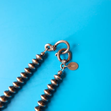 navajo / silver beads mix necklace