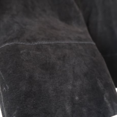 Pamela McCoy / leather flare skirt