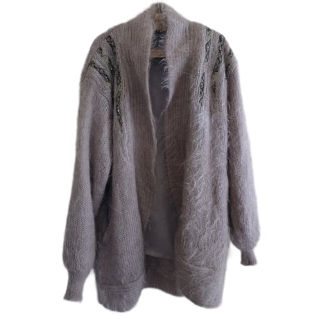 mohair gown / gray