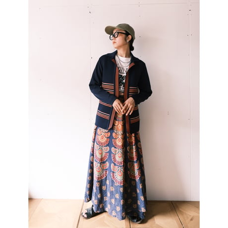 〜70s poly jersey cardigan