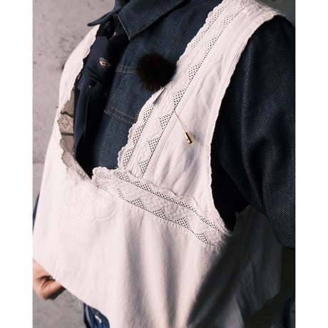 antique cotton short tops