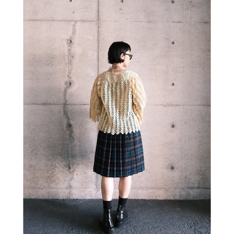 crochet cardigan with flare sleeve