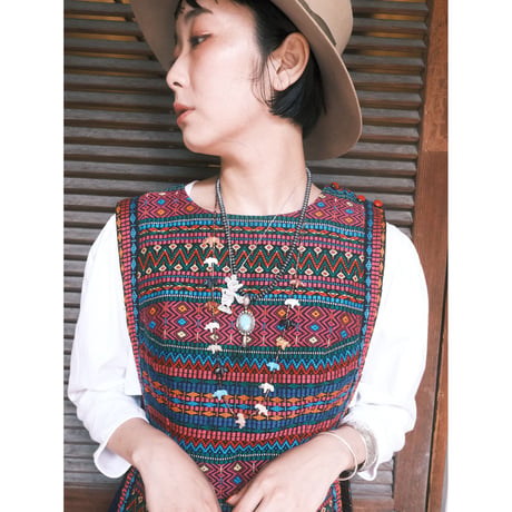 embroidery vest with Ladybug
