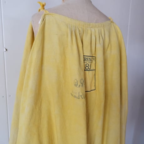 eski.  original dress / overdye "yellow × olive"