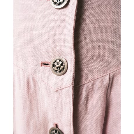 Tyrolean dress with flower buttons